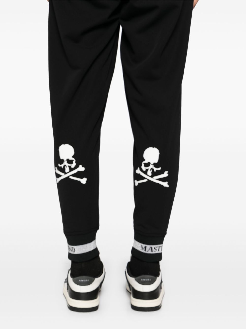 logo print track pants - 5