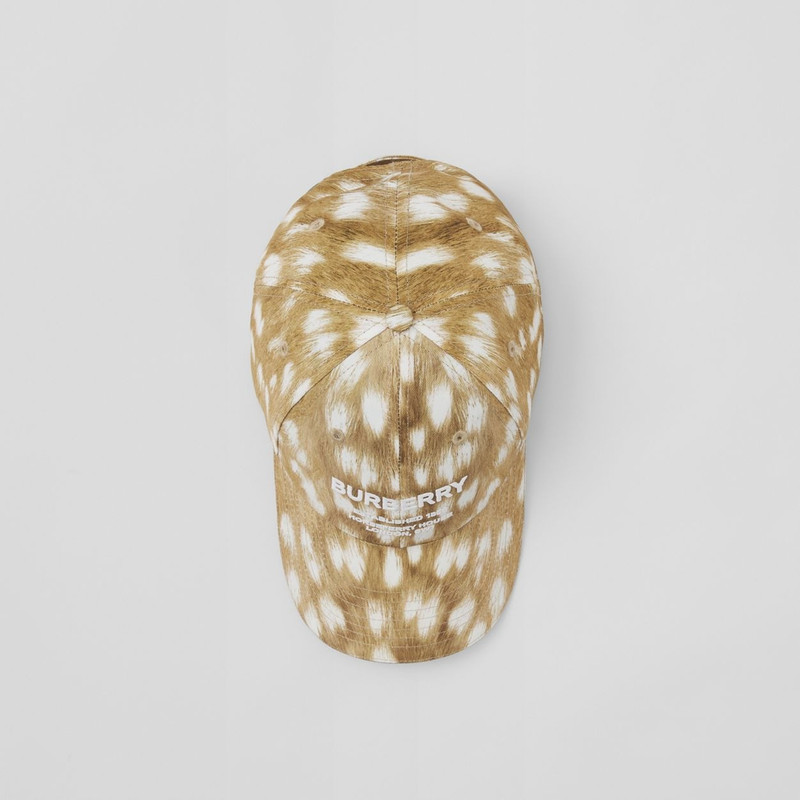 Horseferry Motif Deer Print Nylon Baseball Cap 6