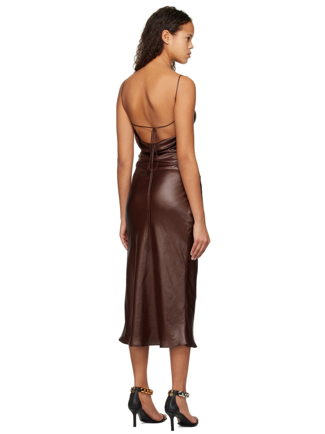 Purple Alter Mat Midi Dress - 3