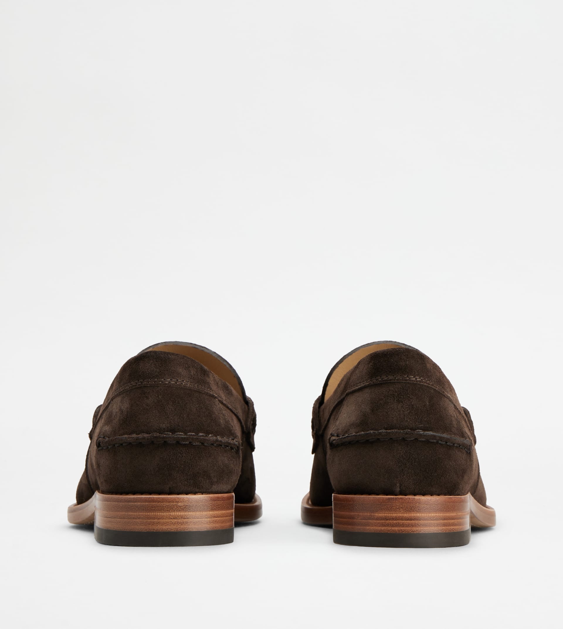 LOAFERS IN SUEDE - BROWN - 3