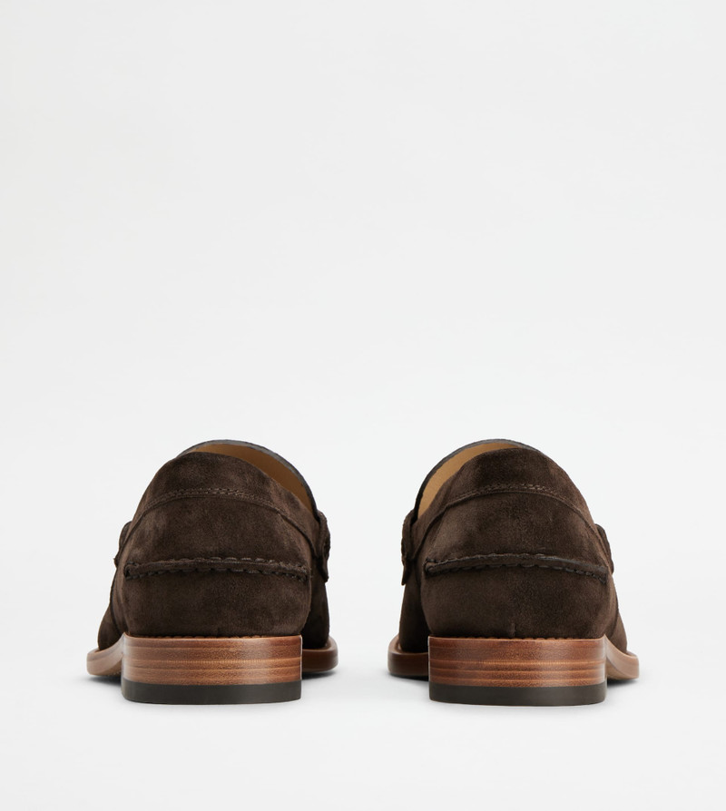LOAFERS IN SUEDE - BROWN 3