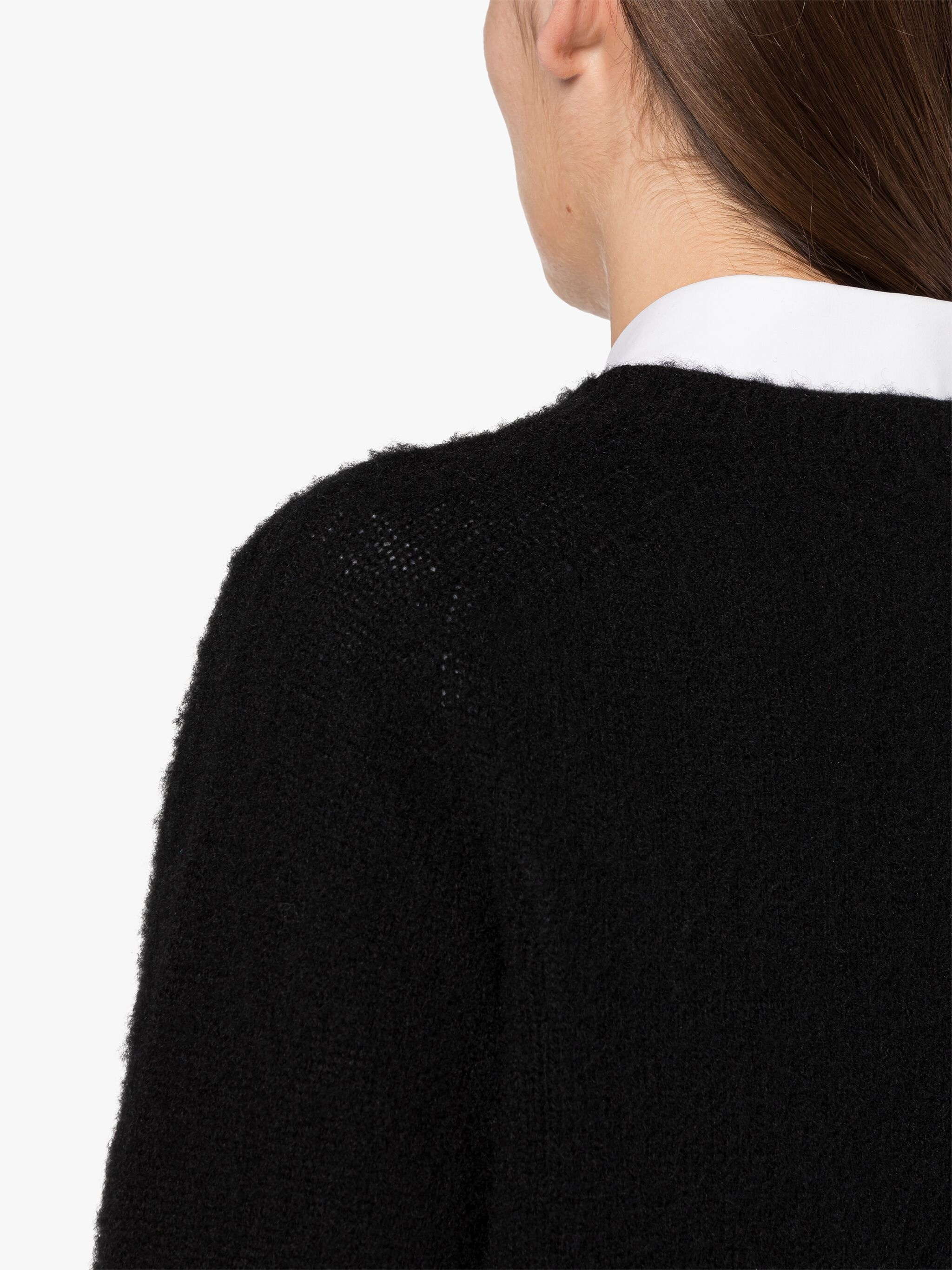 KENNEDI BLACK CREWNECK SWEATER - 5