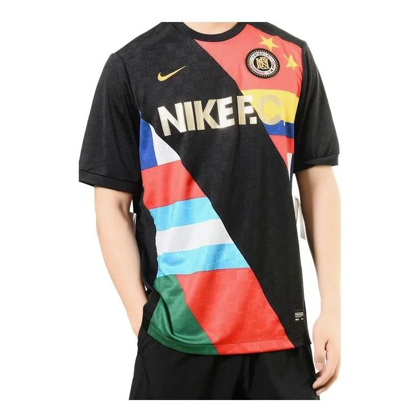 Nike FC Flag T-Shirts 'Black' 886873-012 - 1
