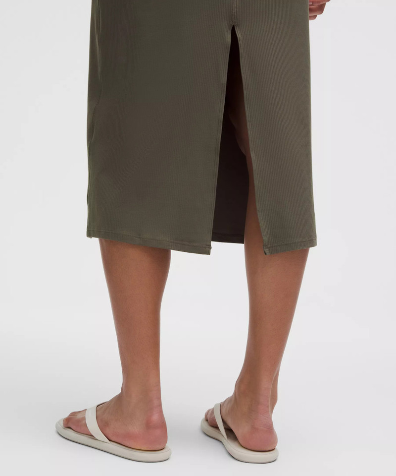 All Aligned Ribbed Midi Dress 5