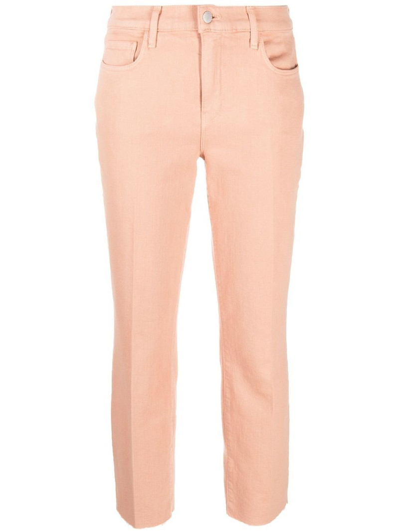 low-waist cropped jeans 1