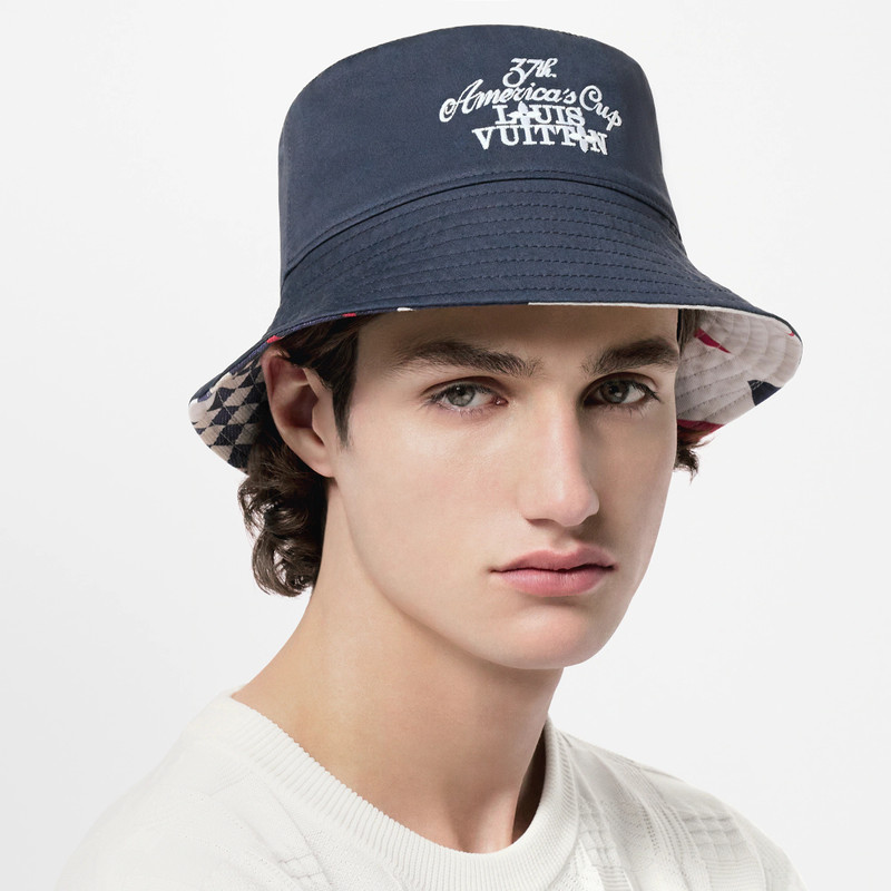 Damier Flags Reversible Bucket Hat 7