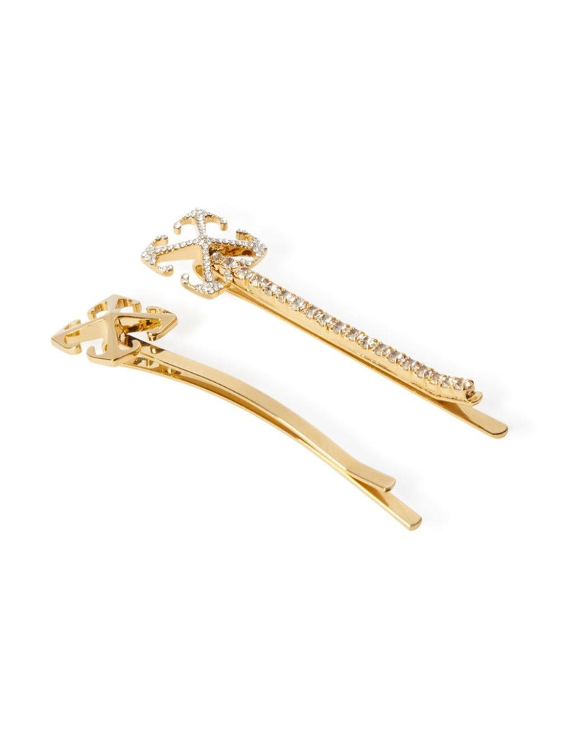 Off-White Arrow hair clip (set of two) outlook