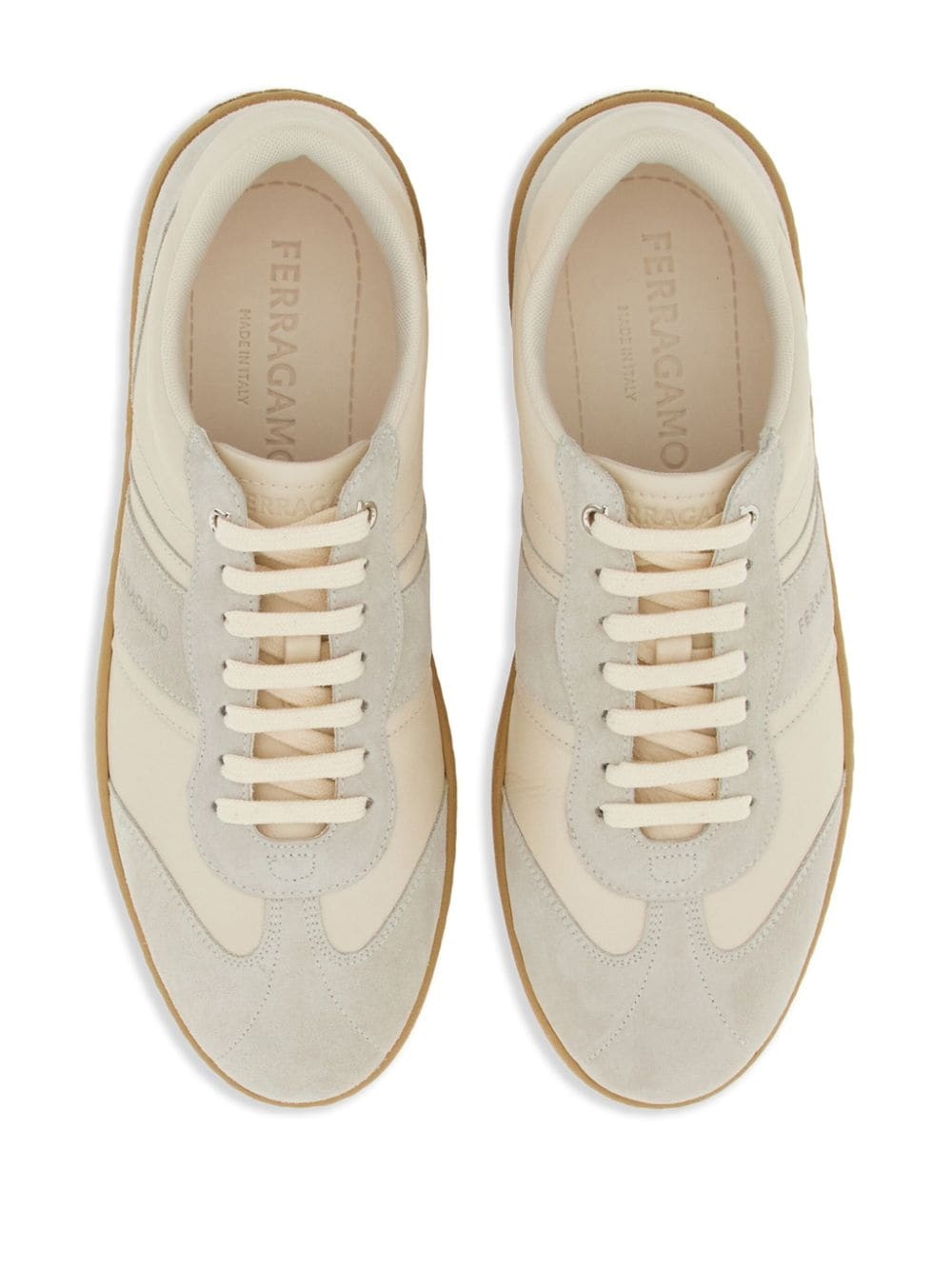 logo-debossed low-top sneakers - 4