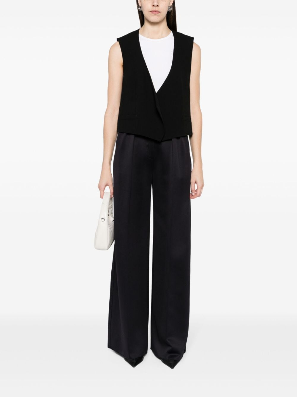 Ami Paris Women Wool Sleeveless Jacket - 4
