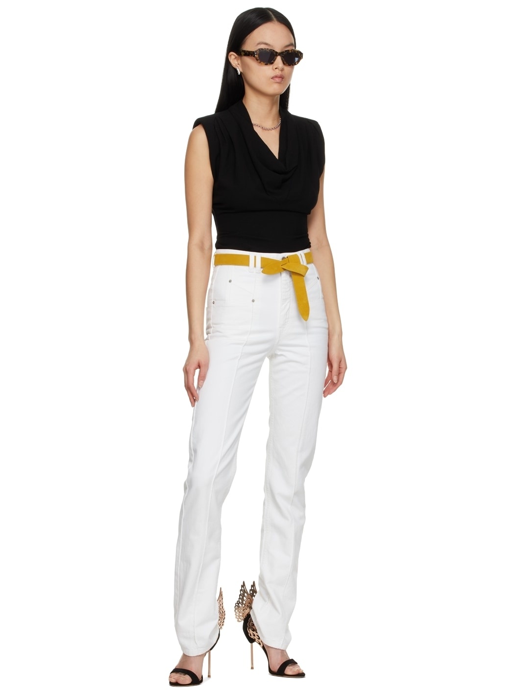 White Niroka Jeans - 4
