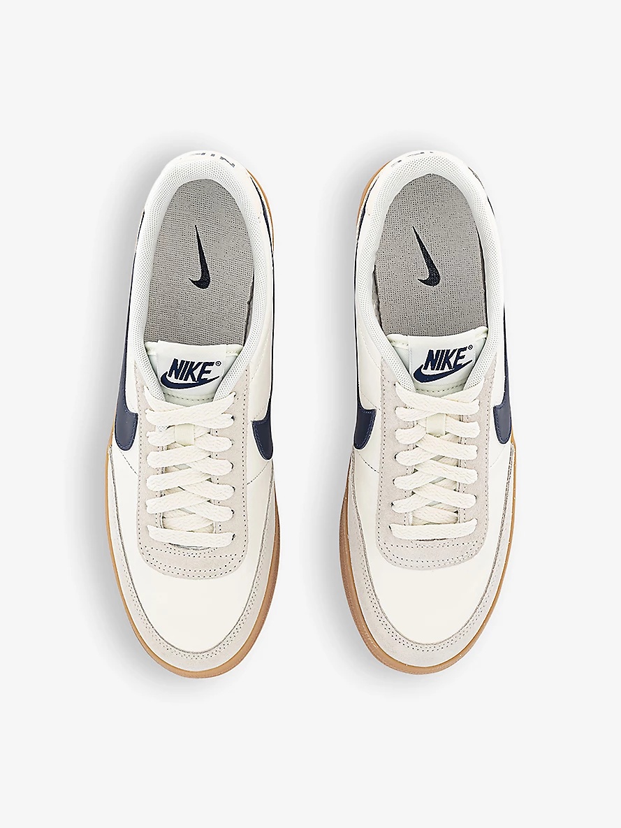 Killshot brand-embellished suede and mesh low-top trainers - 2