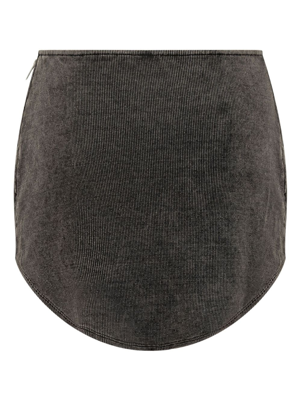 zip-fastening denim skirt - 2