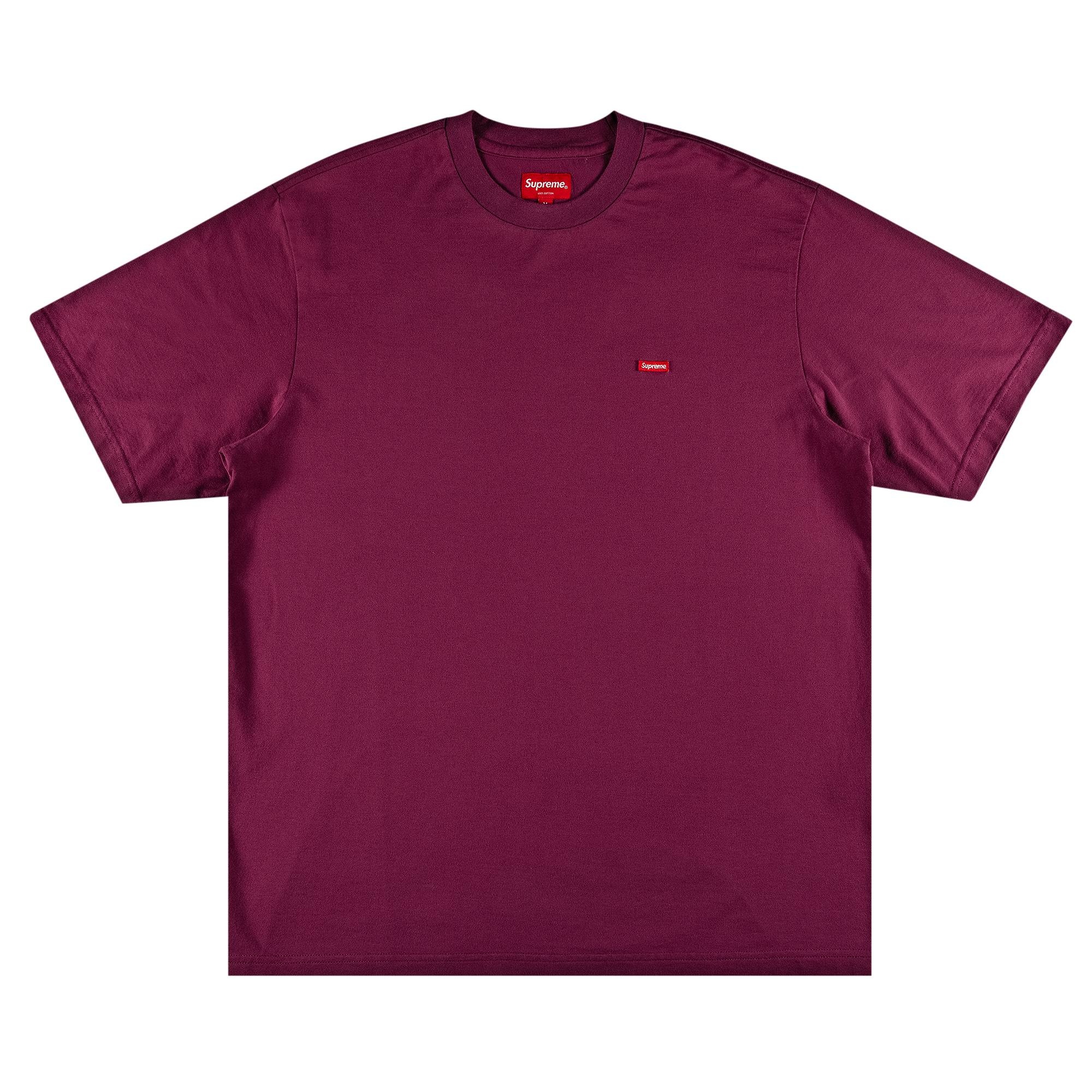 Supreme Small Box Tee Washed Plum