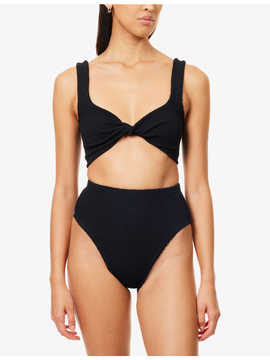 Jamie Twist Seersucker Bikini Set - 2