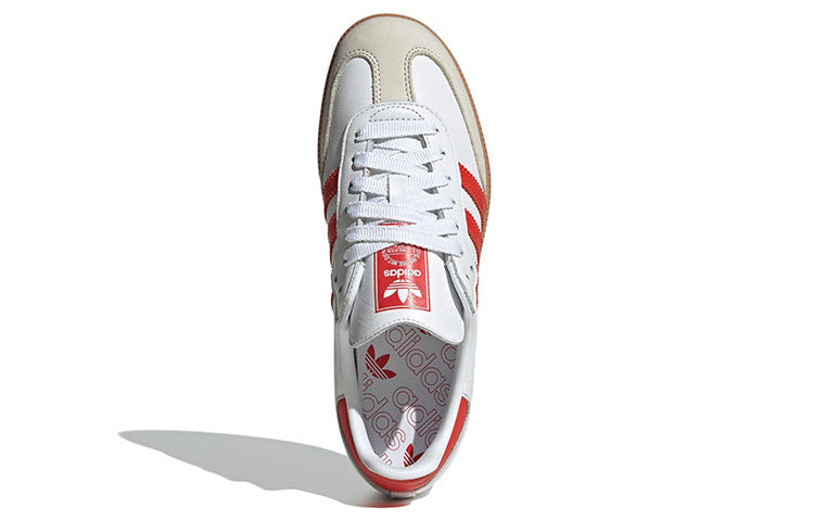 (WMNS) adidas Samba OG 'White Solar Red Gum' IF6513 - 6