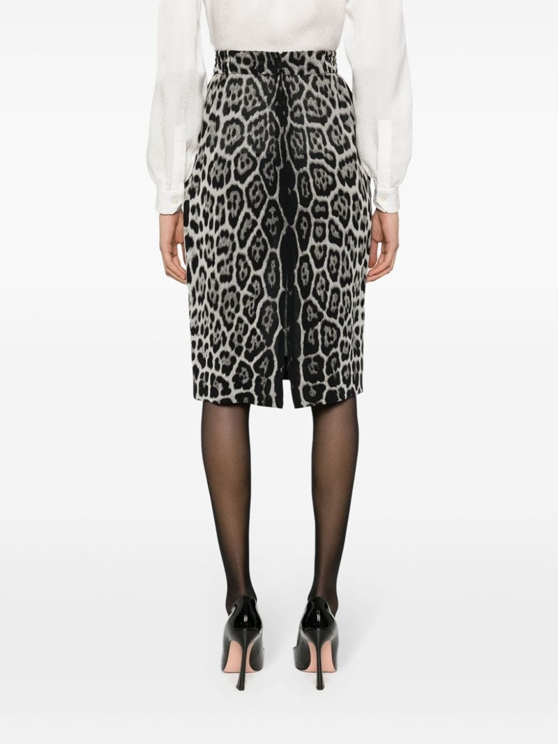 leopard-print silk skirt 4