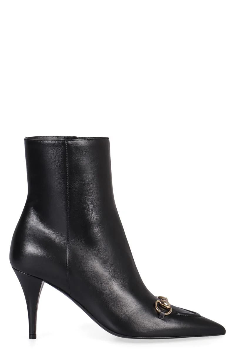 Gucci Ankle Boots In Leather - 1