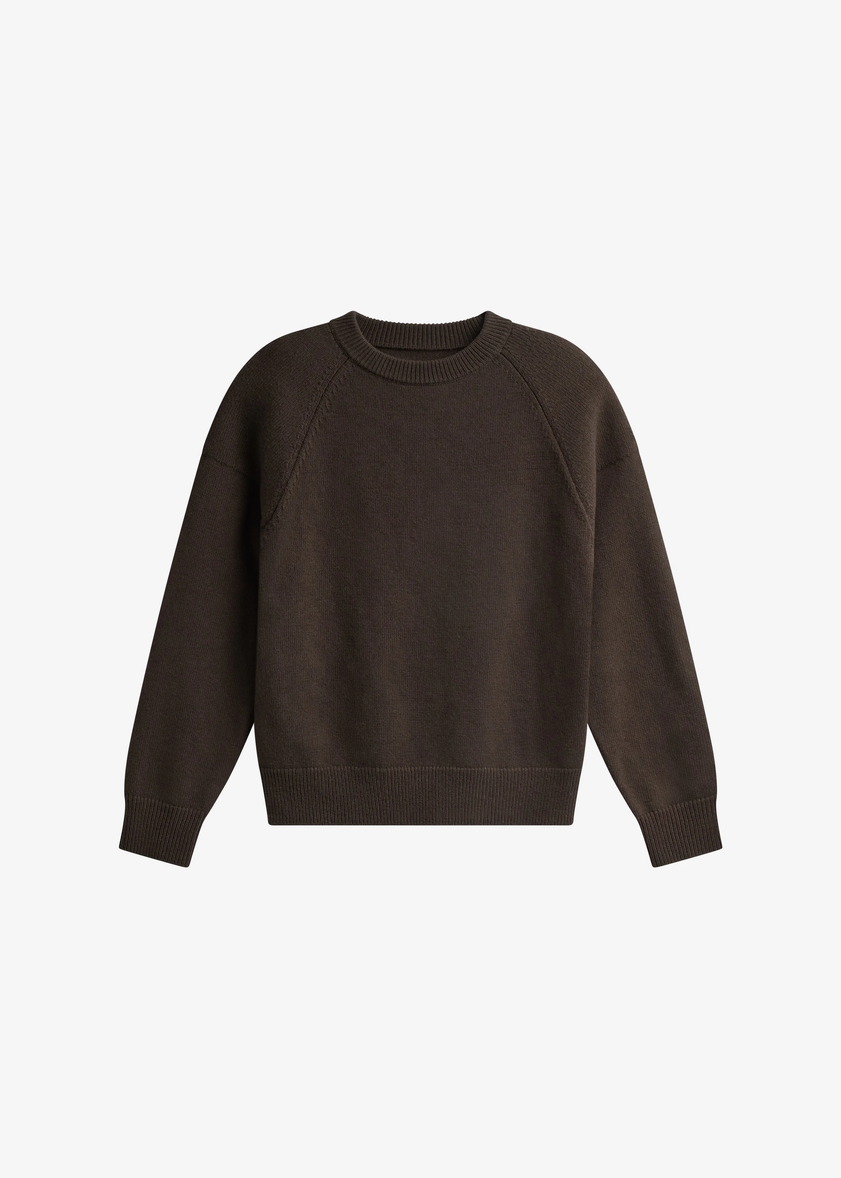 Lina Padded Sweater - Brown - 1