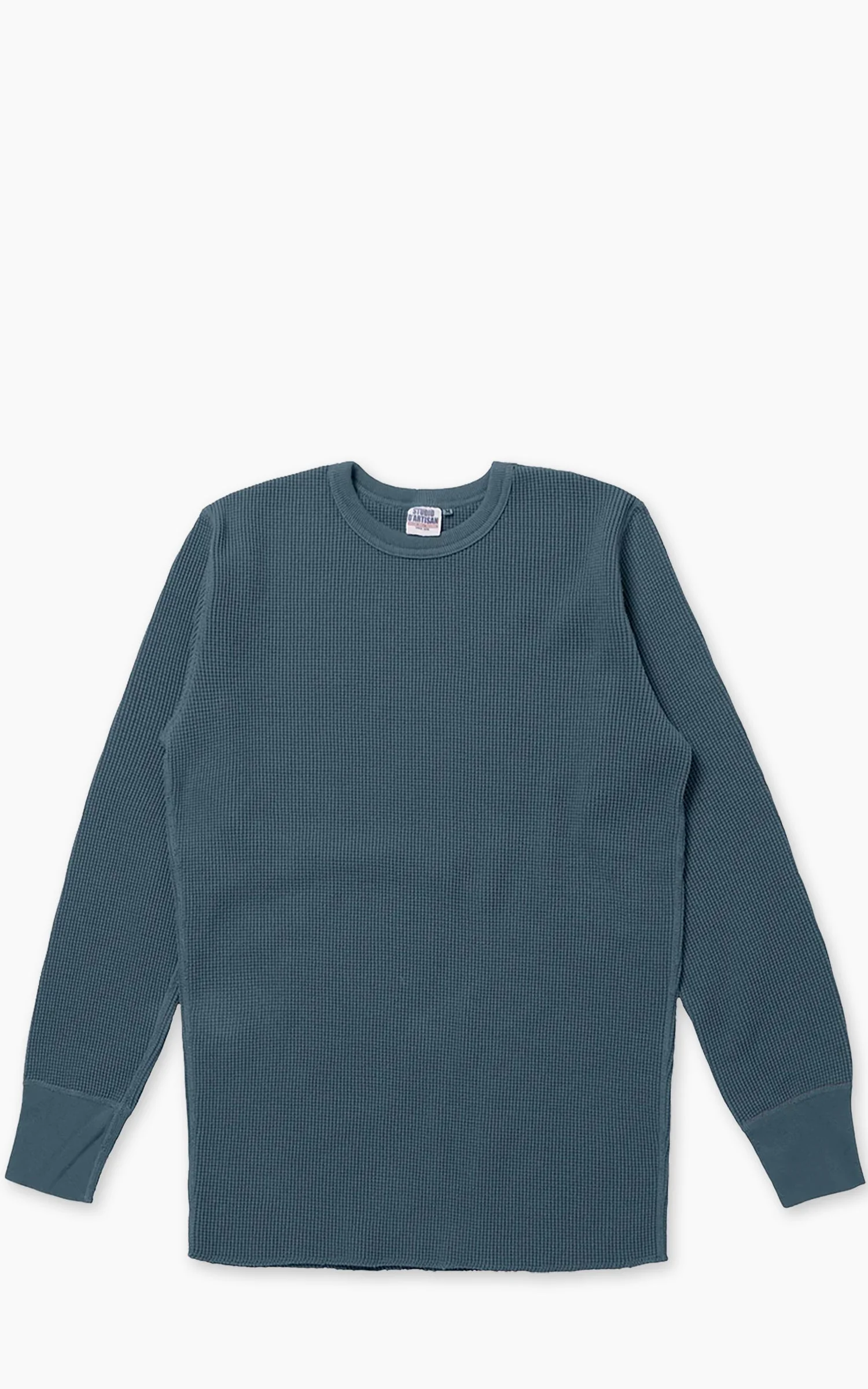 STUDIO D'ARTISAN 9936 HEAVYWEIGHT THERMAL LONGSLEEVE BLUE - 1