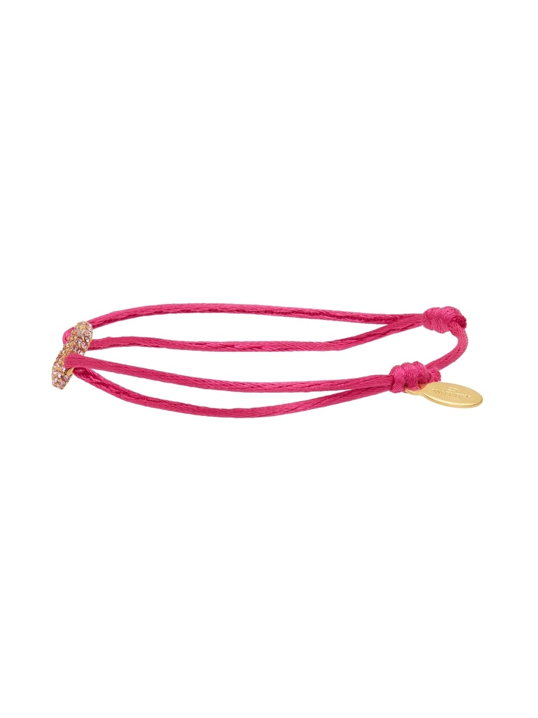 Pink Swarovski Crystal VLogo Signature Bracelet - 3