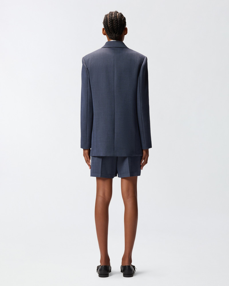 DOUBLE-BREASTED WOOL BLAZER WITH GOLDEN BUTTONS 4