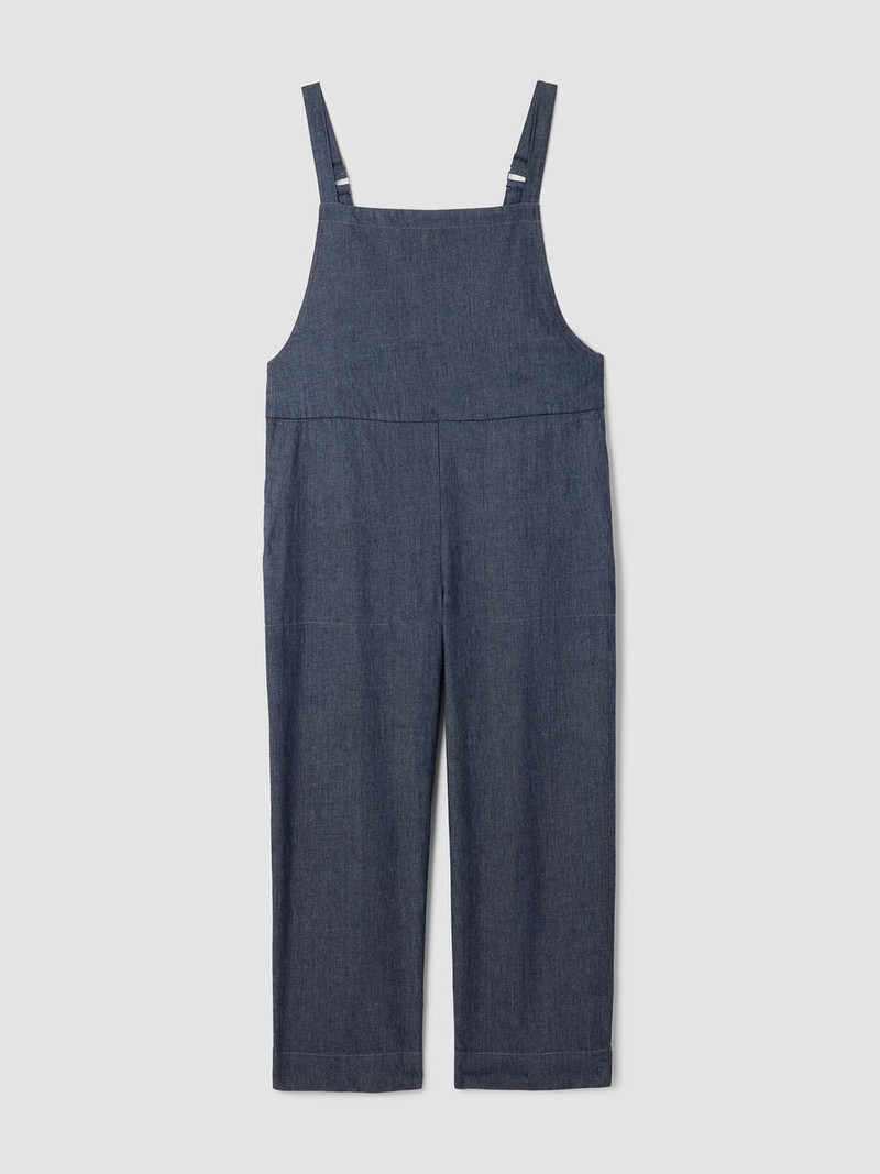 Airy Organic Cotton Twill Overalls 1