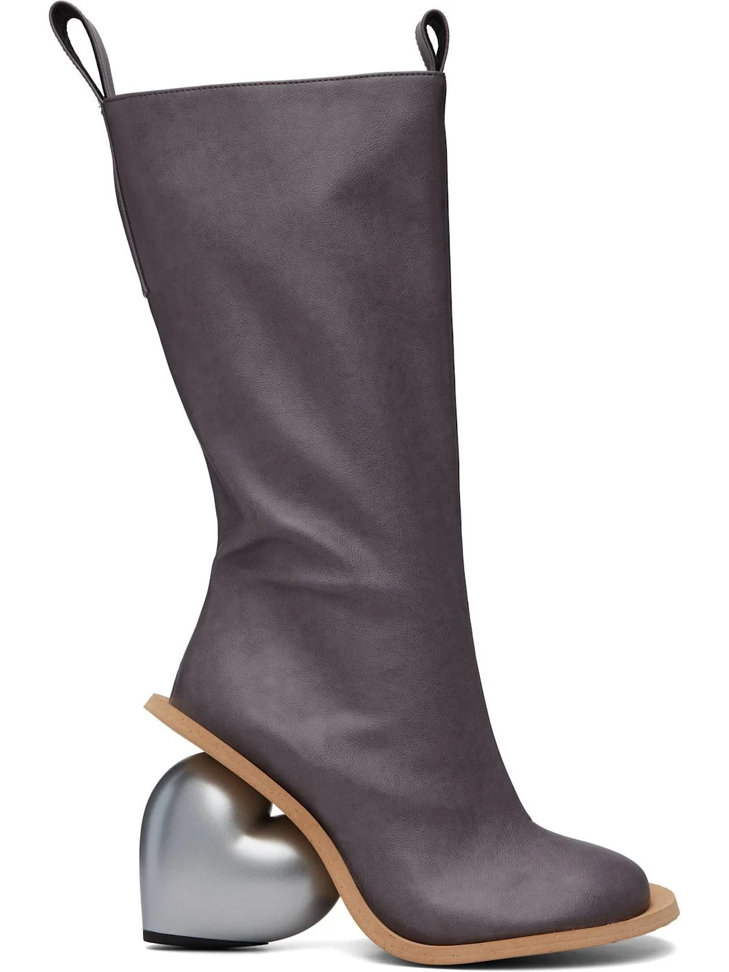 SSENSE Exclusive Gray Love Tall Boots - 1