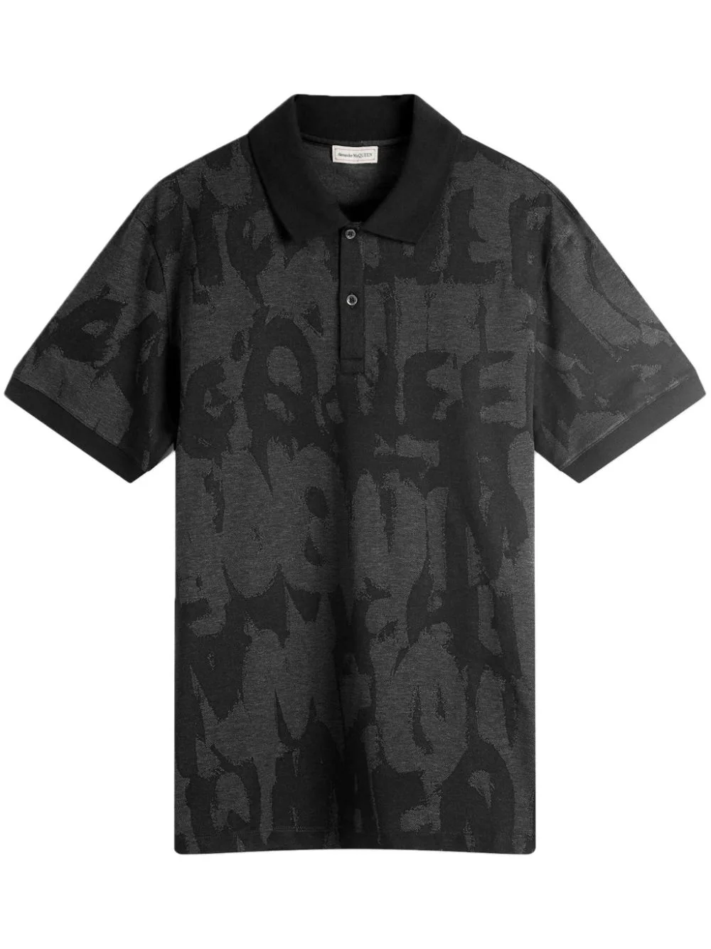 Graffiti polo shirt - 1
