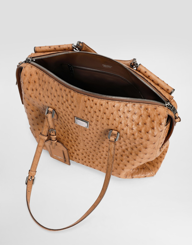 Vittoria ostrich leather handbag 6