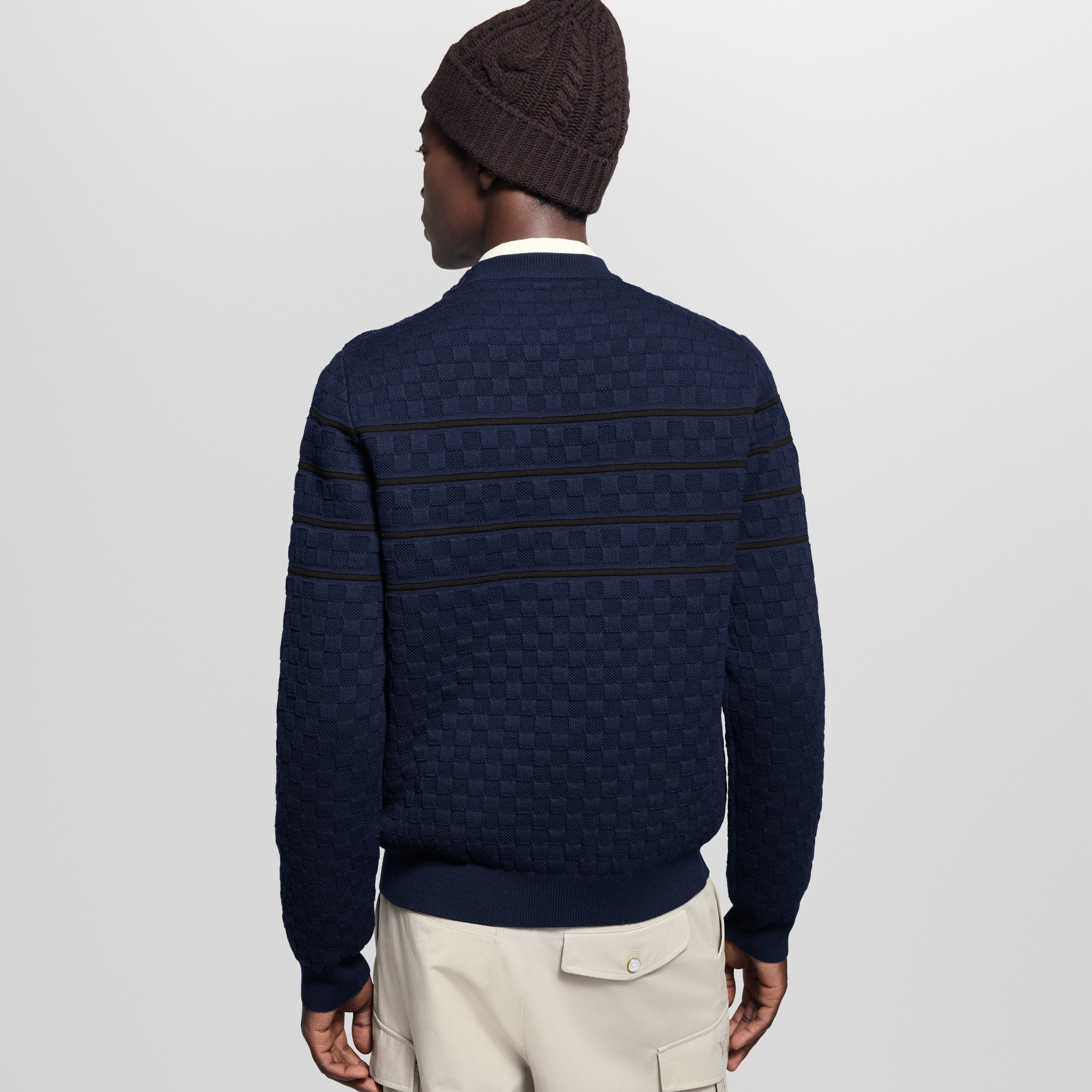 Damier Stripes Pullover - 4