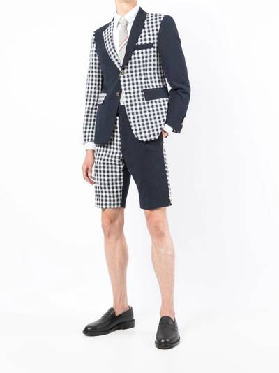 Thom Browne gingham-check blazer outlook