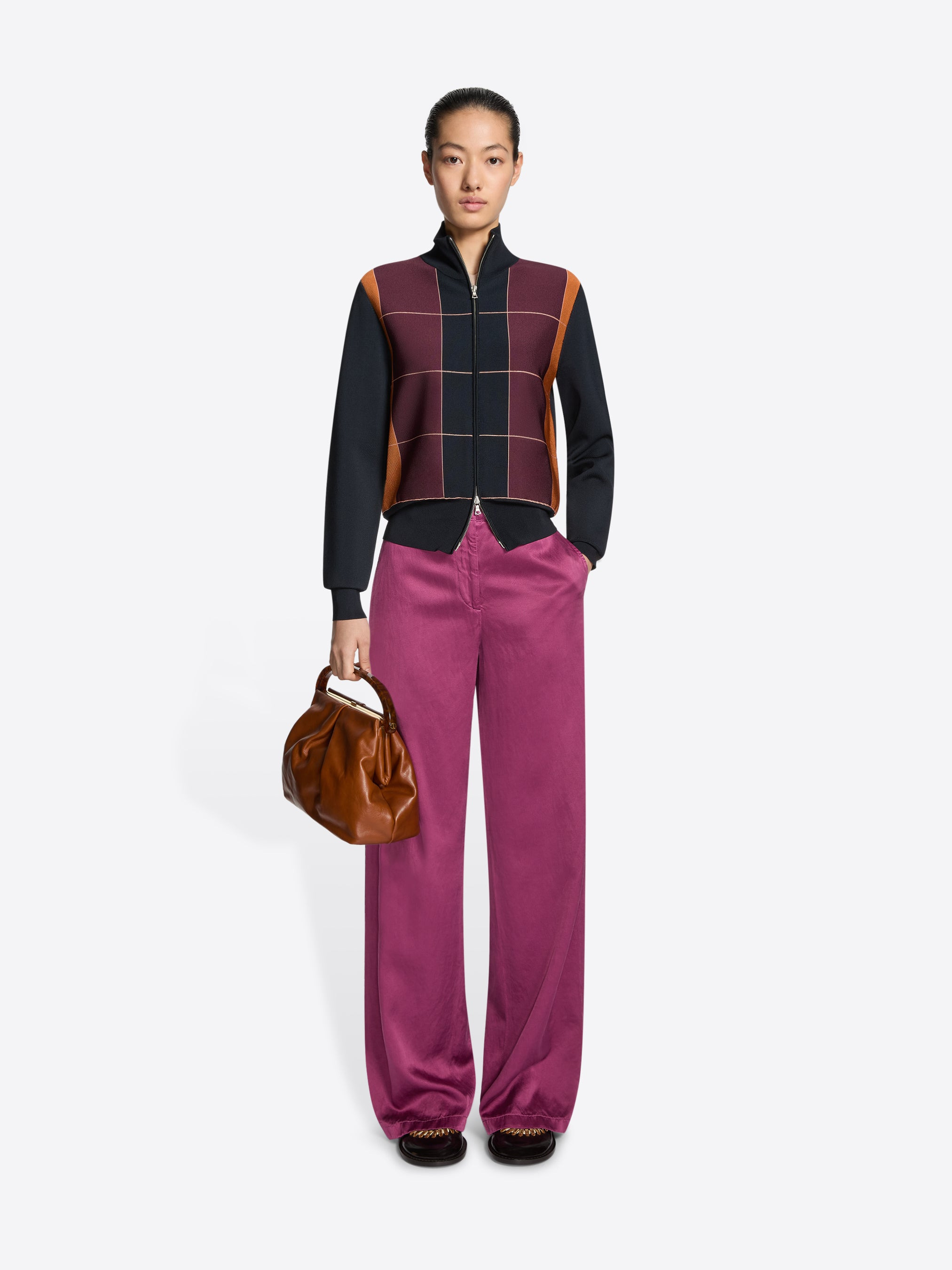 ZIPPED KNIT CARDIGAN - 2