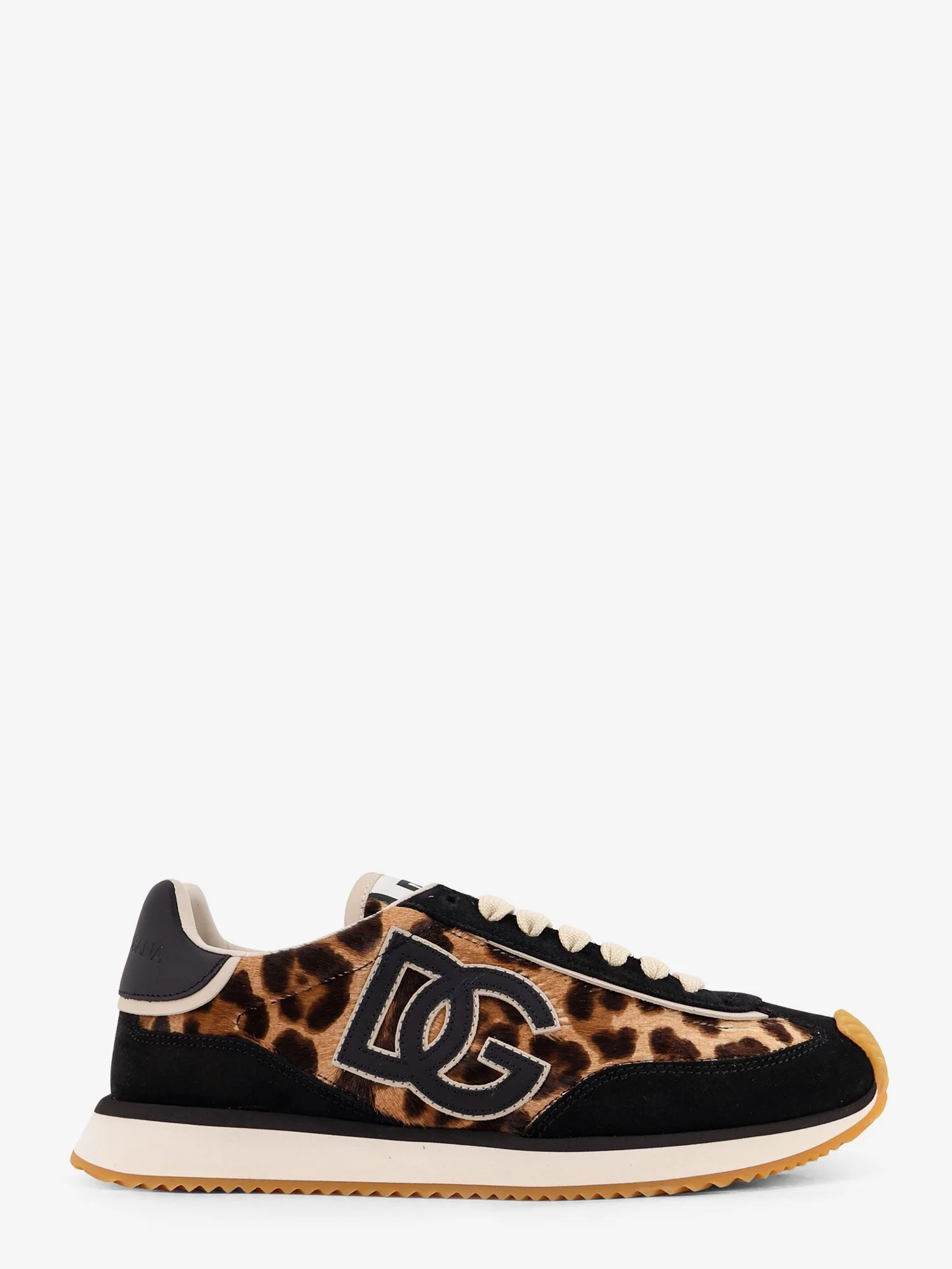 Dolce & Gabbana Suede Sneakers With Animal Print - 1