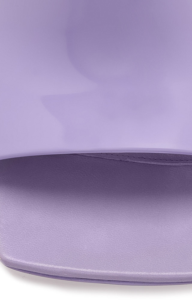 Stretch PVC Slide Sandals purple - 7