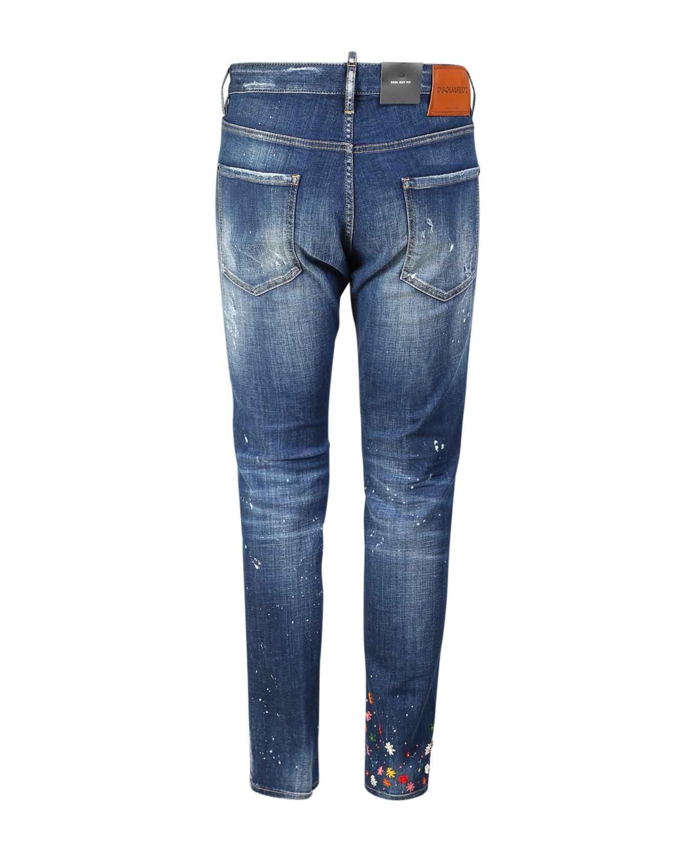 Ditsy Jeans By Dsquared2; Denim Garment Par Excellence Of The Maison - 2