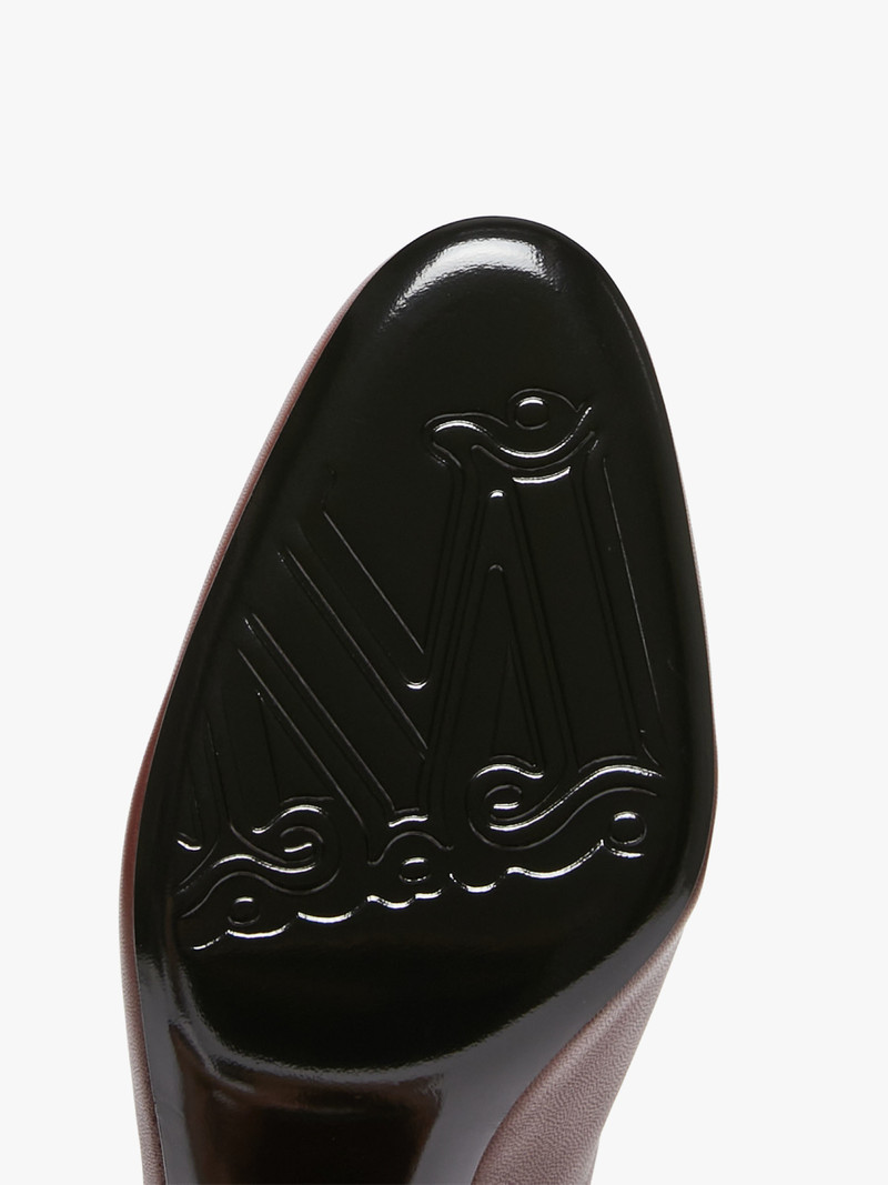 DAMIERSLING Nappa leather slingbacks 4