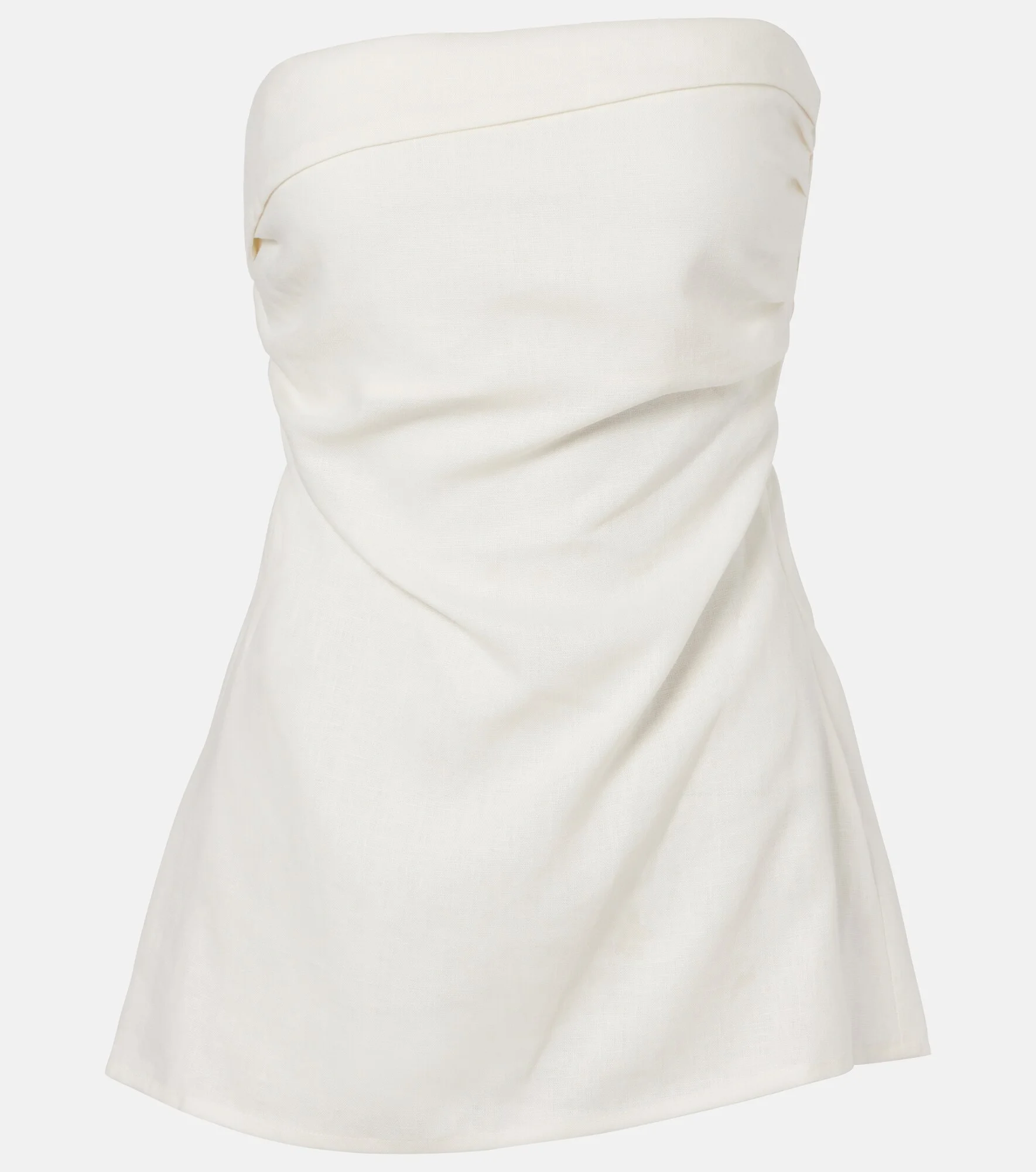Boe strapless linen top - 1