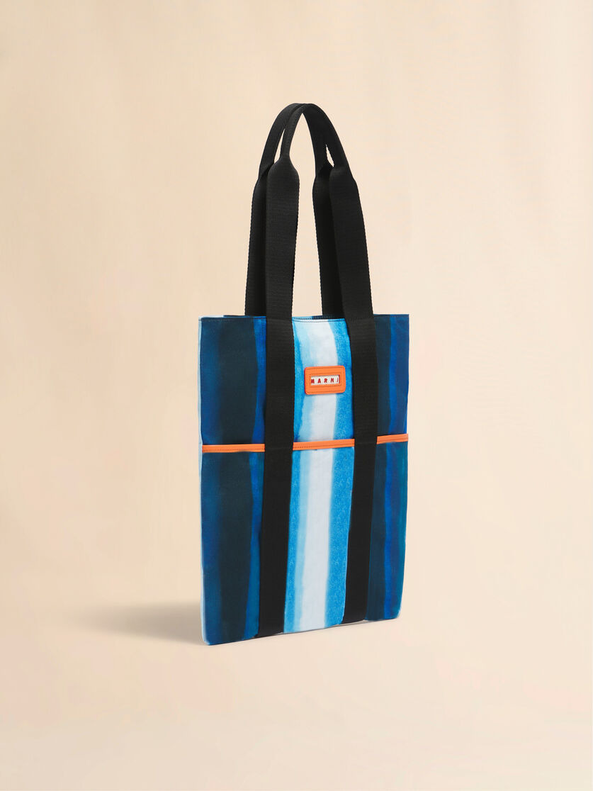 BLUE COTTON TOTE BAG - 6