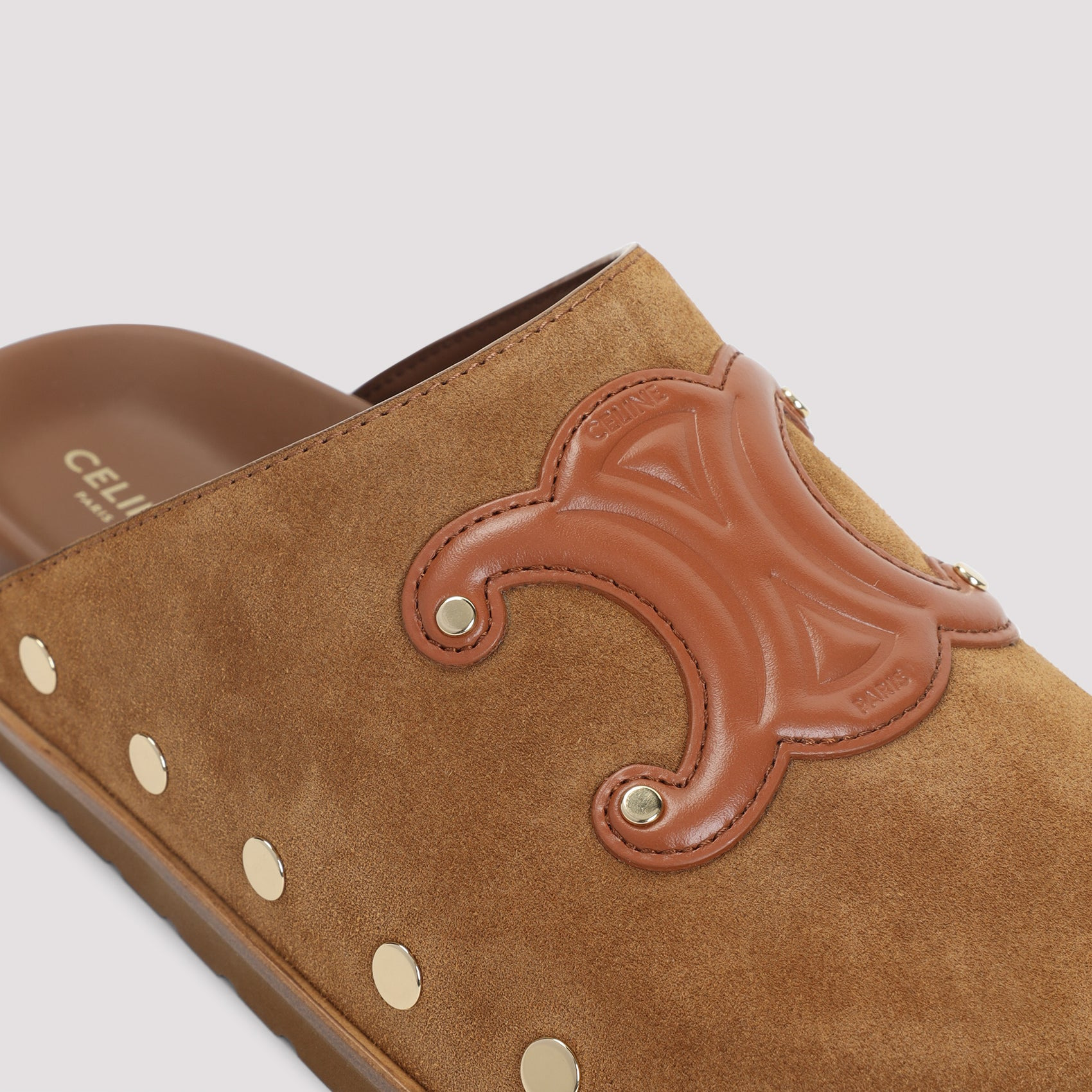 Celine Triomphe Wedge Mules Women - 4