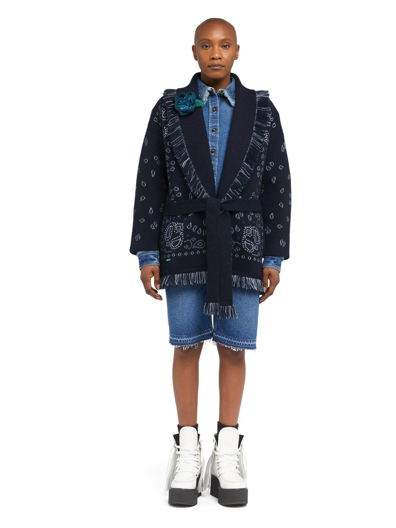Bandana Jacquard Cardigan 4