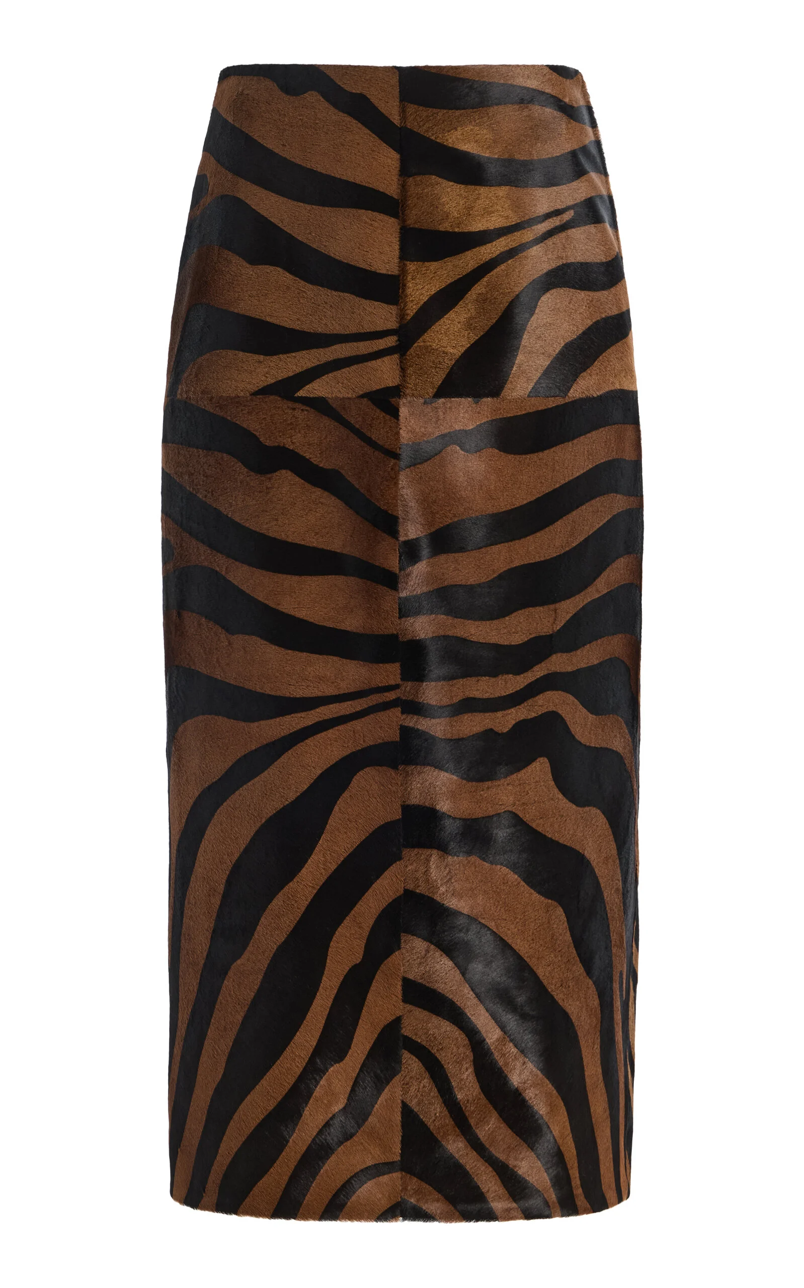 Tobiana Leather Midi Skirt print - 1