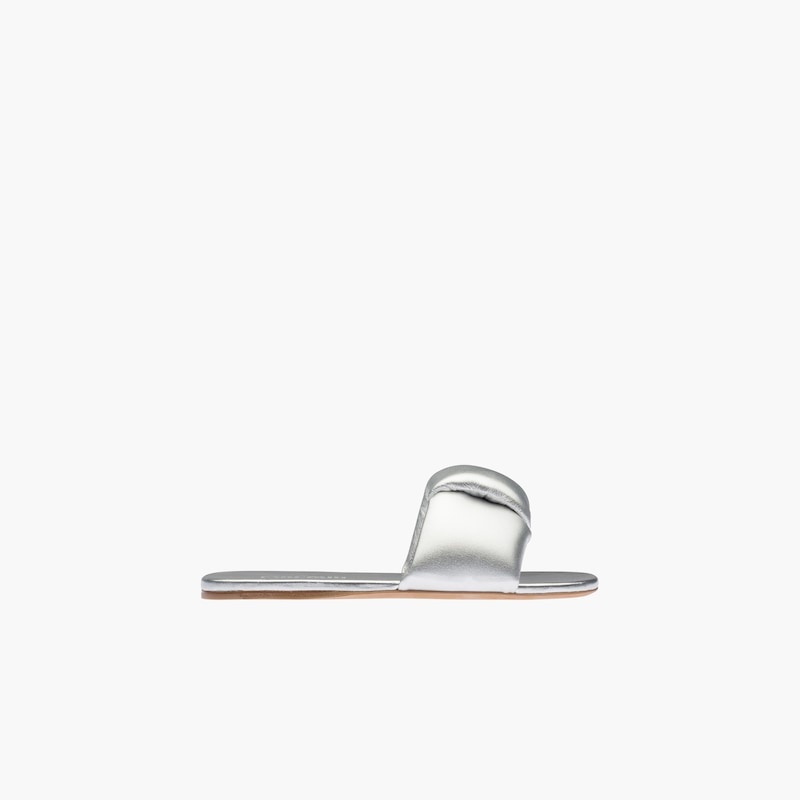 Mordoré nappa leather slides - 5