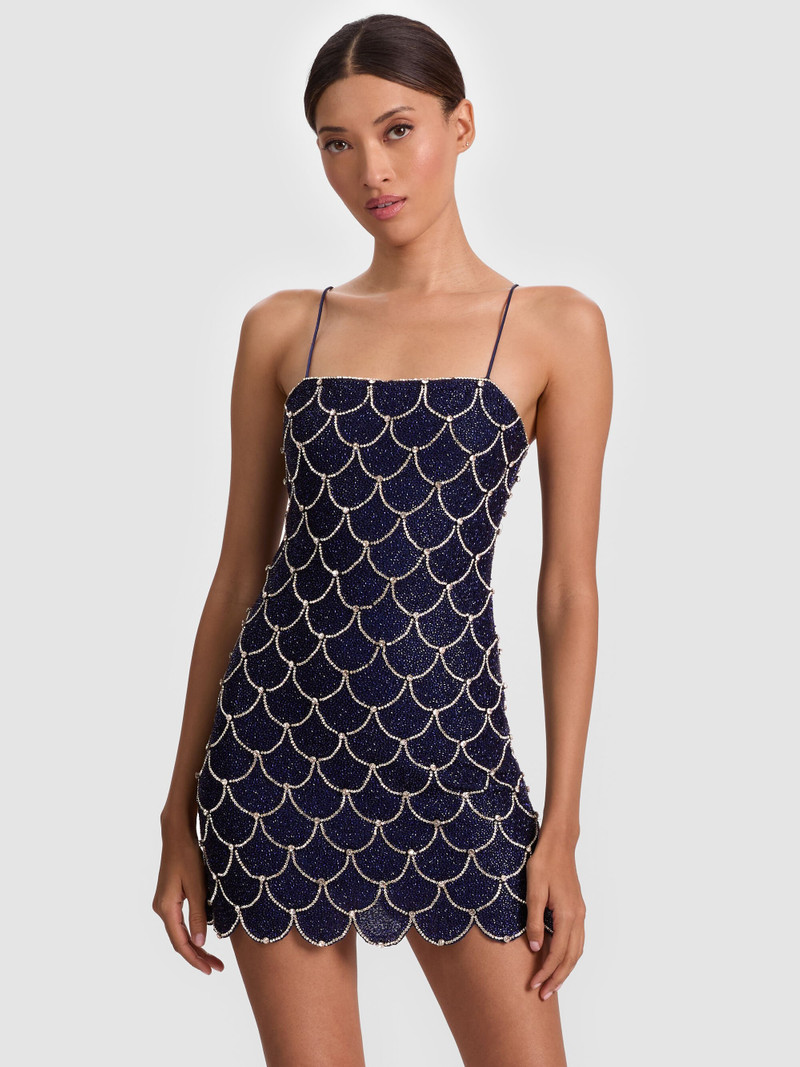 NINA EMBELLISHED MINI DRESS 6
