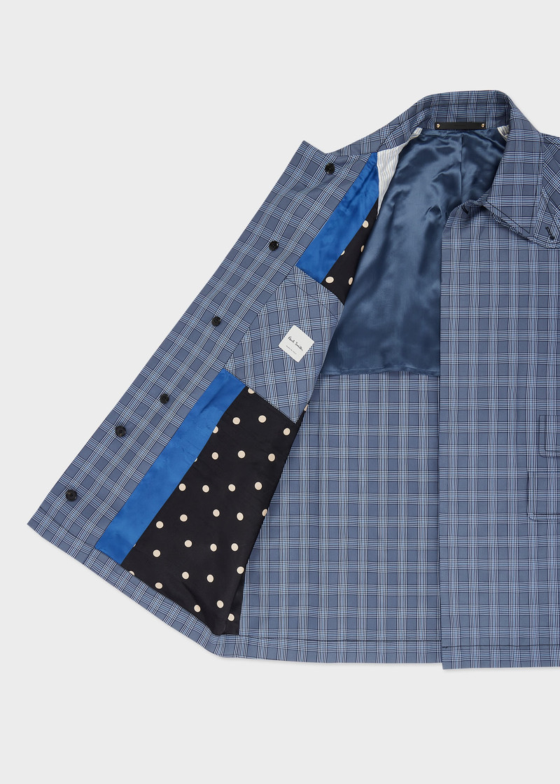 Paul Smith Oversized Cotton-Blend Check Car Coat outlook