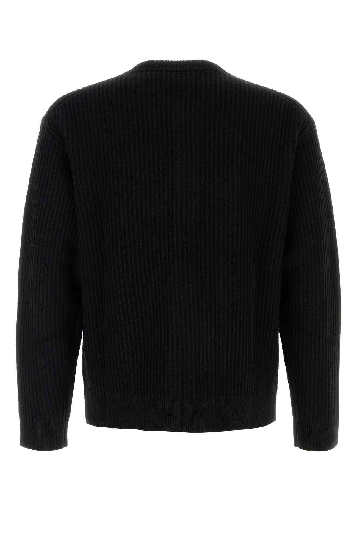 Black wool cardigan - 2
