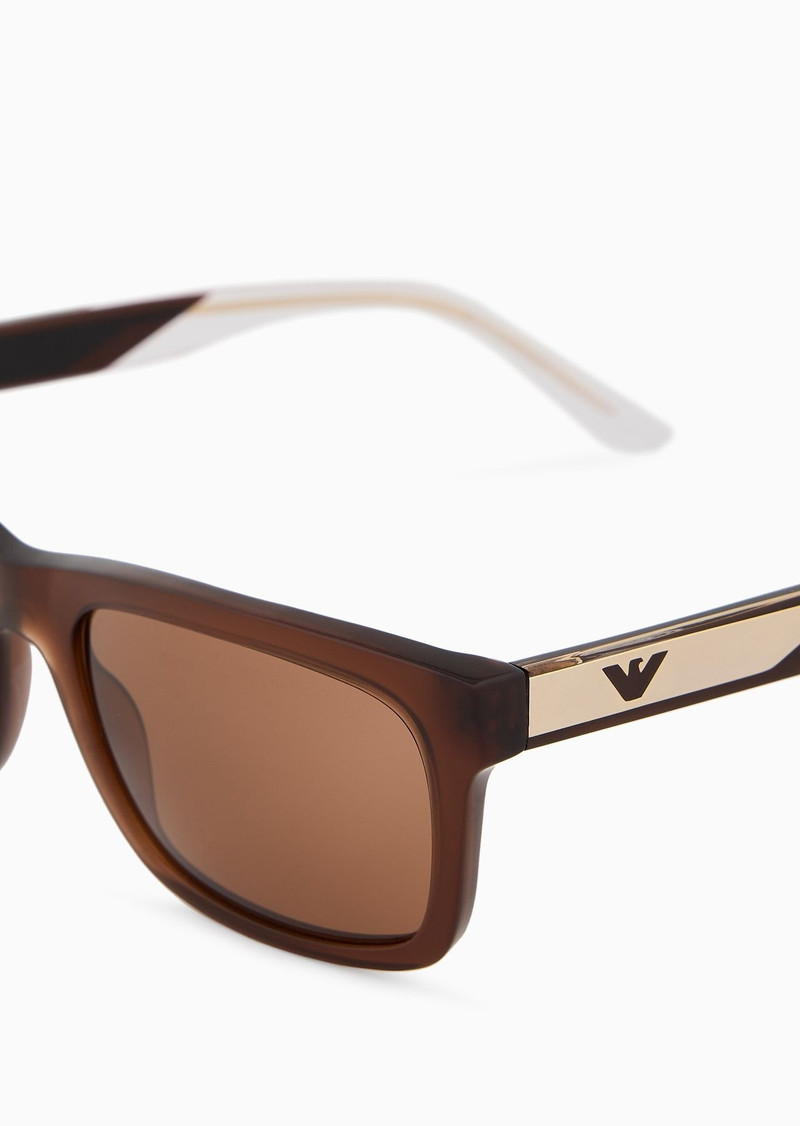 Men’s rectangular sunglasses Asian fit 4
