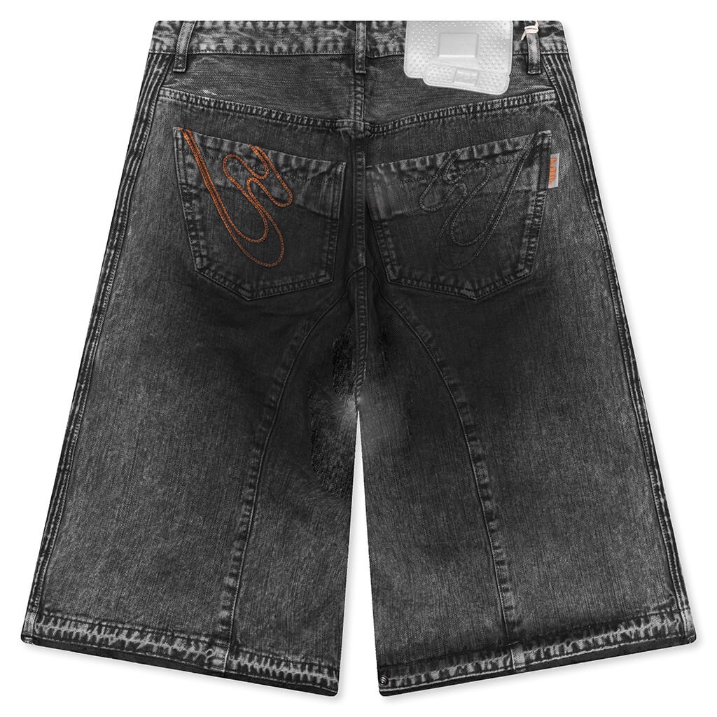 LOW RIDE BIKER SHORTS - NERO - 2