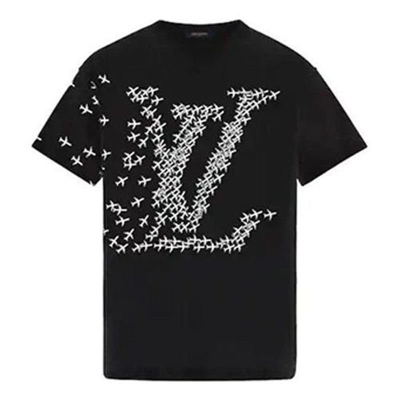 LOUIS VUITTON Lv Planes Print For Men Black 1A5WE 1