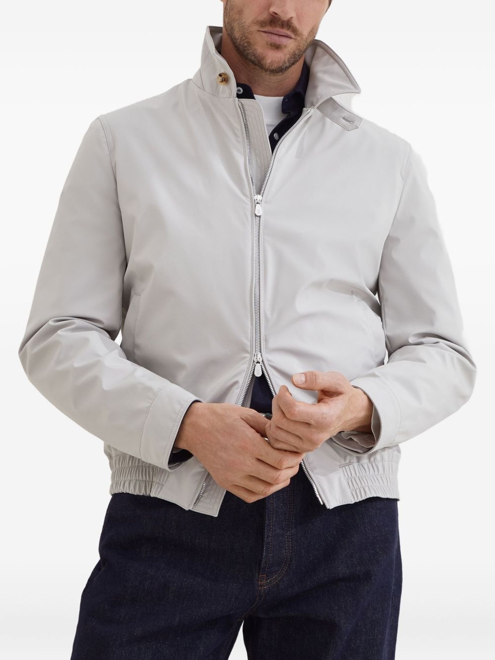 zip-up bomber jacket - 2