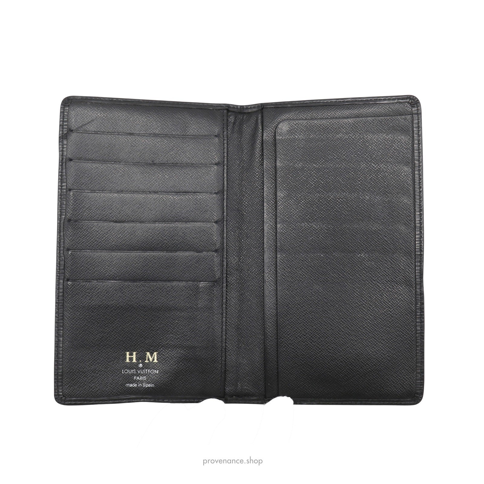 Louis Vuitton Long Wallet - Black Epi Noir Leather - 7